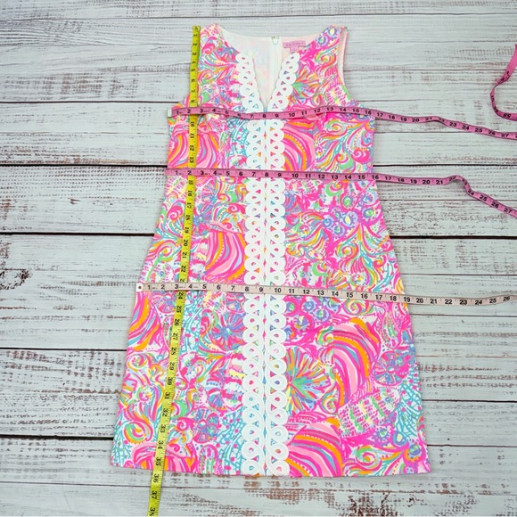 Lilly Pulitzer Women’s size 6 Ryder Hot Pink Multi Swish Fish Shift Dress - Picture 9 of 12